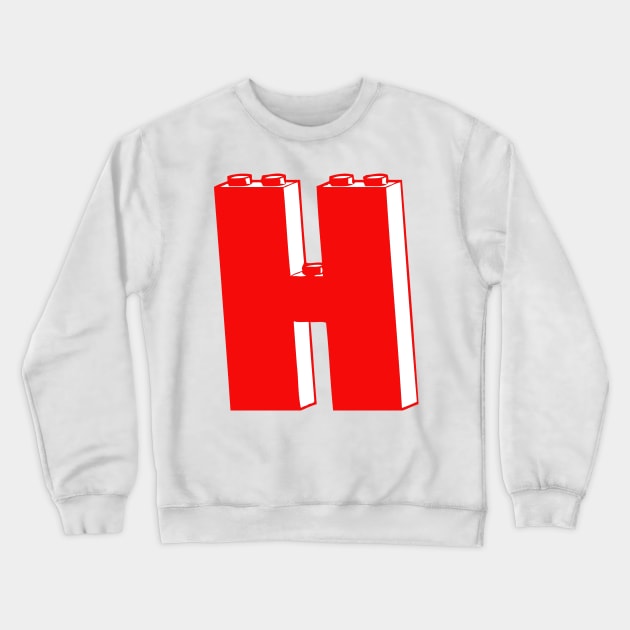 THE LETTER H Crewneck Sweatshirt by ChilleeW